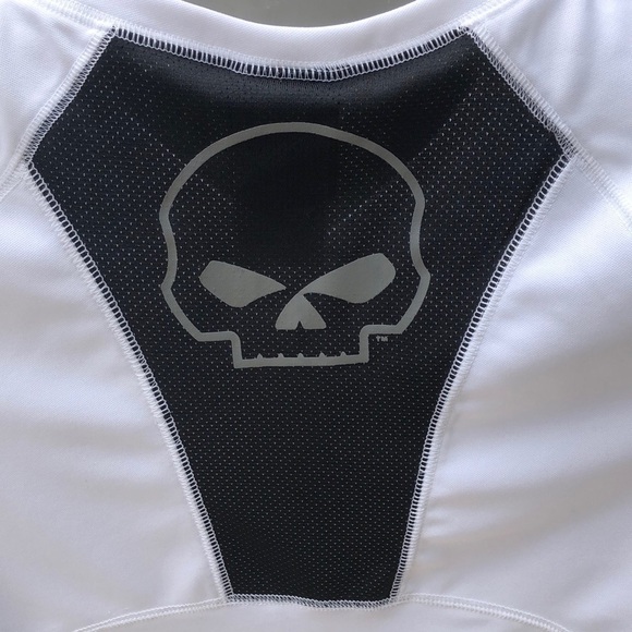 WOMENS White Harley Davidson shirt Savannah Georgia size small - Picture 7 of 9